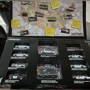 Hard to find- hot Pursuit- 10 car set - limited edition Toys R US exclusive